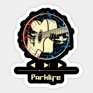 Parklife on Guitar Sticker
